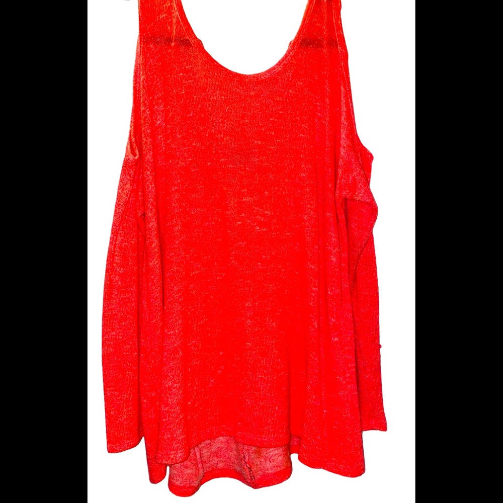 Hot pink cold shoulder sweater